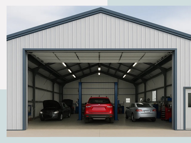 Ангары из сэндвич панелей от 624 руб. в Курганинск