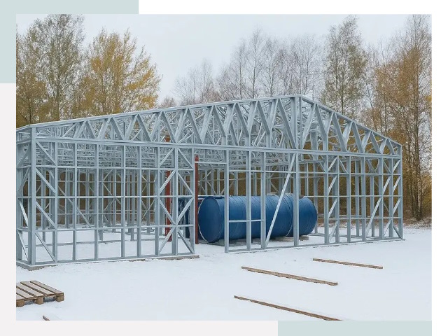 Металлические ангары в Курганинске