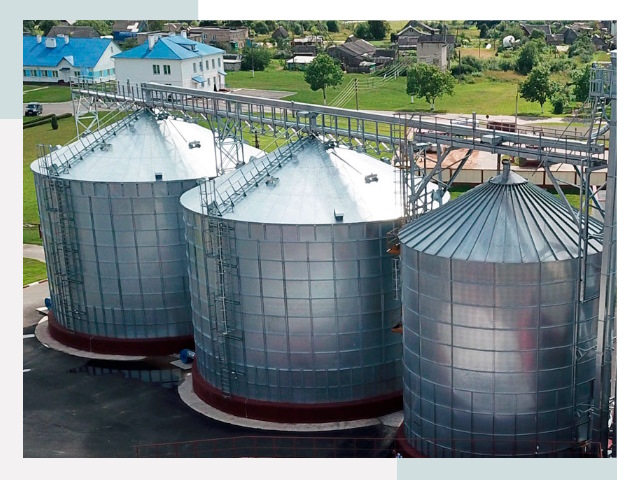 Металлические силосы в Курганинске