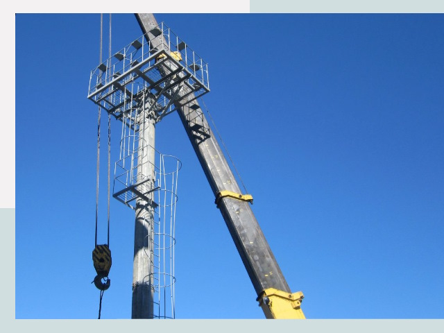 Монтаж осветительных мачт в Курганинск от 624 руб.