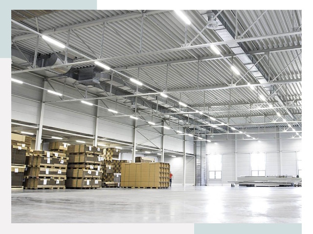 Освещение ангаров в Курганинске