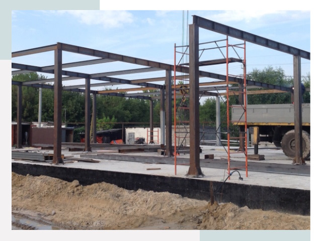 Фундамент для ангаров в Курганинске